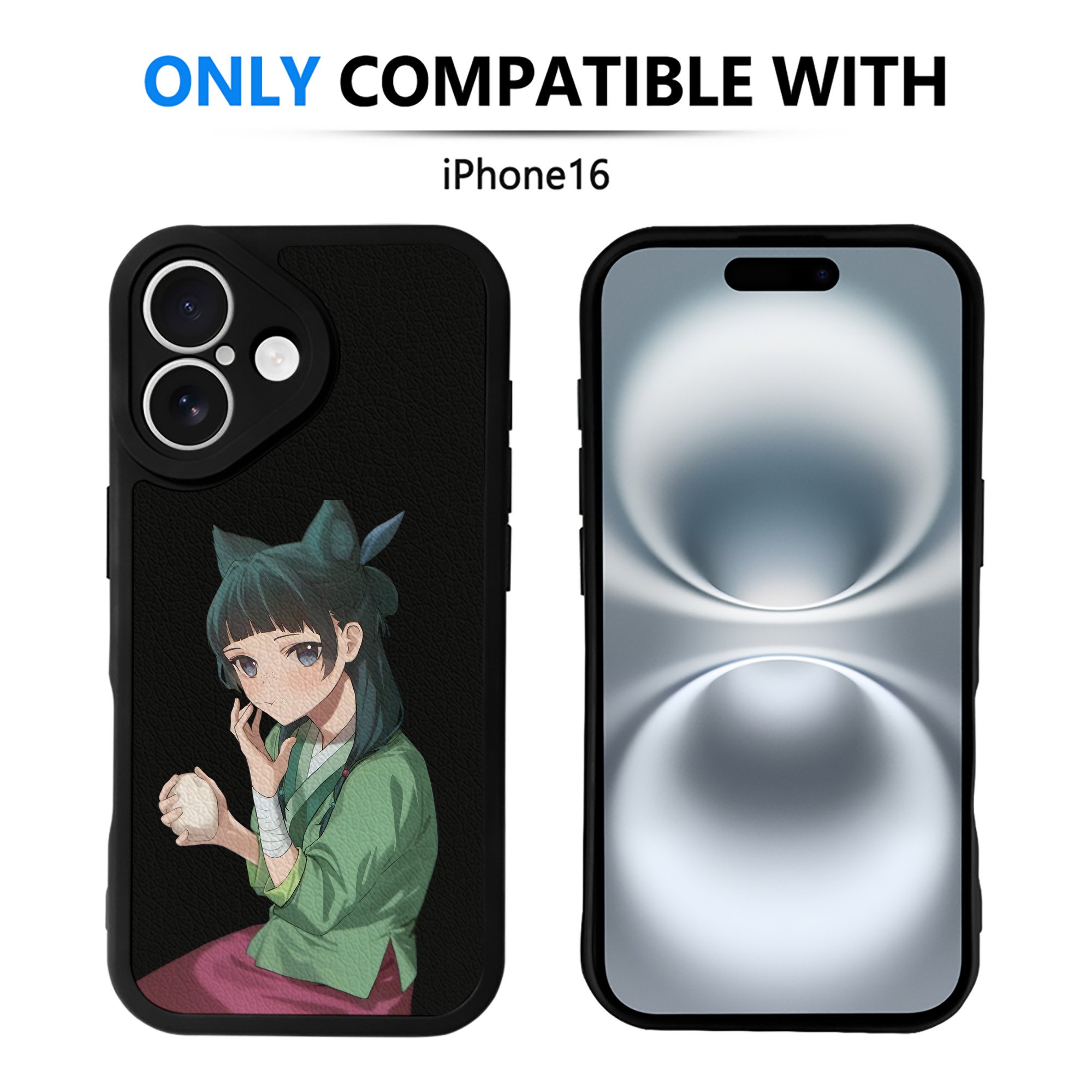 薬屋のひとりごと The Apothecary Diaries 【iPhone 16シリーズ対応】シリコンスマホケース（レザー調） 材質：シリコン